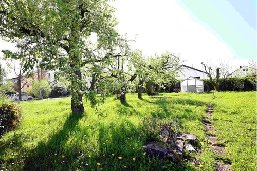 Garten Blick nach Westen - 6 Zimmer Einfamilienhaus zum Kaufen in Vaihingen Enz