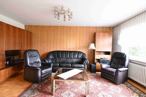 Wohnzimmer - Reihenendhaus mit 110,00 m&sup2; in Vaihingen/Enz zum Kaufen