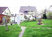 Garten vor Wintergarten - 5 Zimmer Einfamilienhaus in Oberriexingen