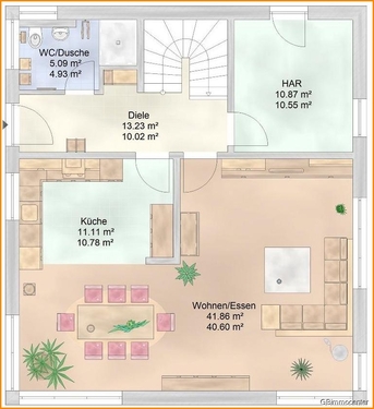  Erdgeschoss - Villa mit 151,00 m&sup2; in Berlin / Blankenburg zum Kaufen