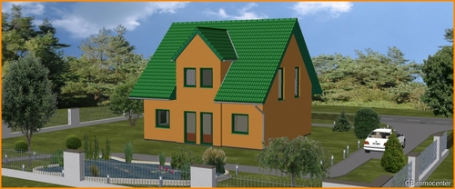 Hollmach mit Binderdach_3D_1 - ACHTUNG Bauland noch PACHT Kauf in 2027 August