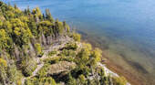 Cape Breton - Bras d`Or Lake - Tolles See-Ufergrun - 