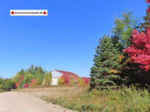 Nova Scotia - 25 Hektar großes Areal mit ehemalige - Nova Scotia - Country Harbour - 25-Hektar-Areal mit Farmflächen, großem Barn-Gebäude und herrlichem Bachlauf