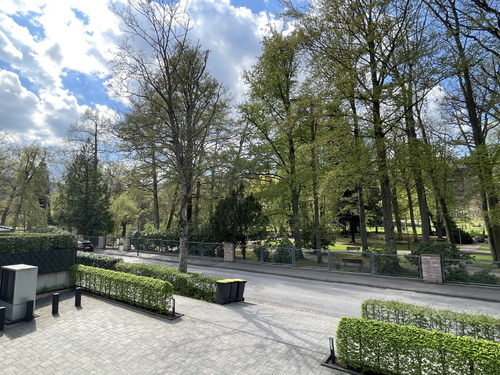 Aussicht vom Balkon - Etagenwohnung mit 113,00 m&sup2; in Bad Orb zur Miete