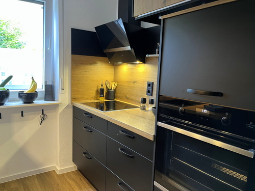 neue Einbauküche - 2 Zimmer Terrassenwohnung zum Kaufen in Bad Orb