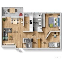 228.000,00 EUR Kaufpreis, ca.  70,00 m² Wohnfläche in Bad Soden-Salmünster (PLZ: 63628) Main-Kinzig-Kreis