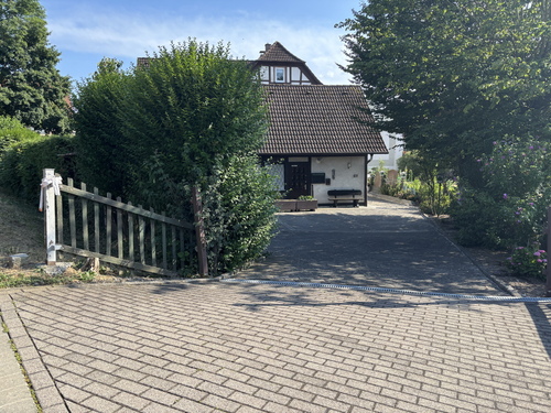 Zufahrt zum Anwesen - Wohn- & Geschäftshaus zum Kaufen in Bad Orb