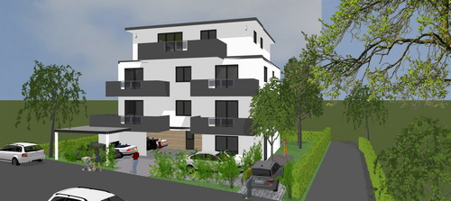 Ansicht Straße - 2 Zimmer Etagenwohnung zum Kaufen in Gelnhausen