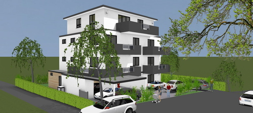 Ansicht Straße - 2 Zimmer Etagenwohnung in Gelnhausen