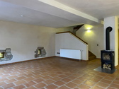 Wohnen Obergeschoss mit Holzofen - 
