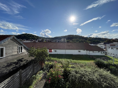 Ausblick von den Balkonen/Garten - 