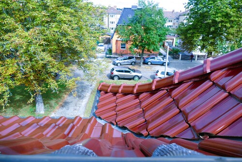 Blick Zufahrt zum Objekt - 