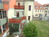 Blick auf die Dachterrasse 1. OG - 2-Raum-Wohnung mit Dachterrasse