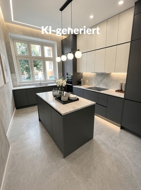 Wohnküche Einrichtungsbeispiel - 