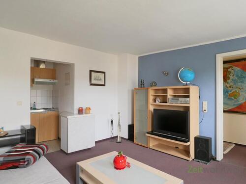 abklappbarer Esstisch - (EF1323_M) Gera: Ronneburg, preiswerte möblierte 2-Zimmer-Wohnung nahe der Innenstadt