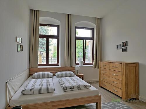 Blick ins Schlafzimmer - 