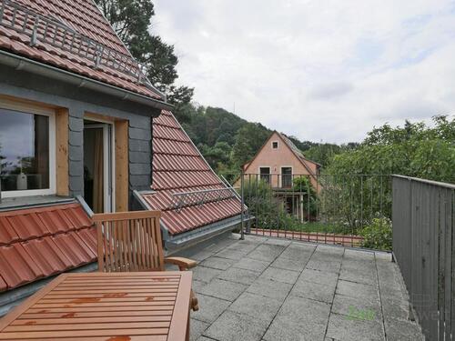 Ausgang zum Dachbalkon - 