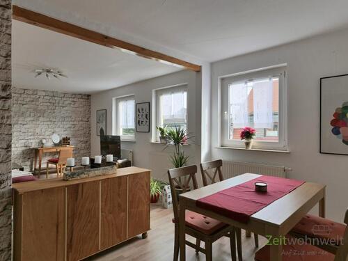 Esstich im Wohnzimmer - Etagenwohnung mit 77,00 m² in Erfurt zur Miete