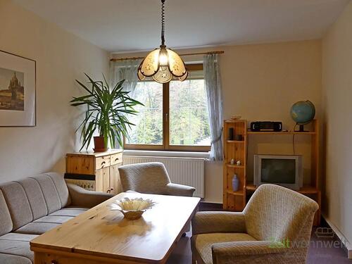 Ausblick vom Wohnzimmer - 2 Zimmer Etagenwohnung zur Miete in Dresden