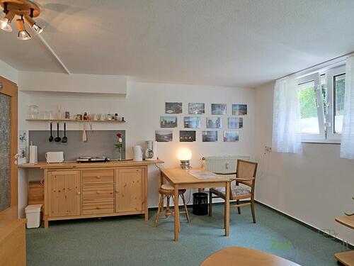 Küchenbereich und Essplatz - 2 Zimmer Etagenwohnung zur Miete in Dresden