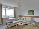 großes Ecksofa - (EF0427_M) Eisenach: Oberellen, preiswerte möblierte Wohnung in ruhiger Lage, nur 10 Minuten bis Eisenach-City