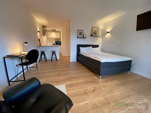 Blick in den Wohnraum - 1 Zimmer Etagenwohnung zur Miete in Dresden