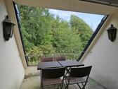 phantastischer Dachbalkon - (EF1175_M) Dresden: Radebeul, exklusive möblierte Villen-Wohnung mit Blick über das Elbtal, Service inklusive