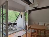 Esszimmer mit Balkonausgang - 3 Zimmer Etagenwohnung zur Miete in Radebeul