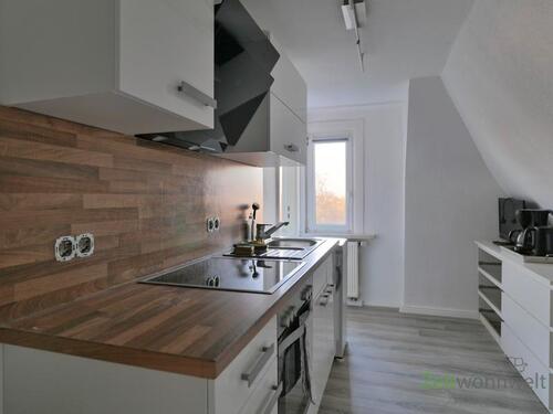 Blick in die Küche - Etagenwohnung mit 48,00 m² in Erfurt zur Miete
