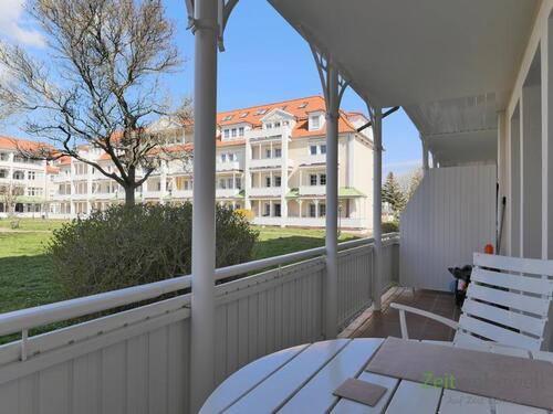 Blick vom hinteren Balkon - 2 Zimmer Etagenwohnung in Weimar