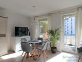 TV und Esstisch - 1 Zimmer Etagenwohnung in Kassel