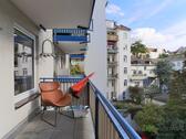 überdachter Balkon zum Innenhof - Etagenwohnung mit 40,00 m² in Kassel zur Miete