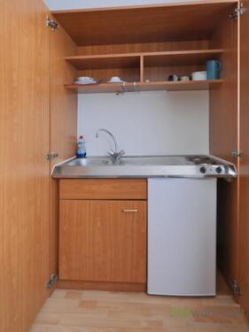 Miniküche im Schrank - Etagenwohnung mit 25,00 m² in Meißen zur Miete