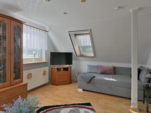 TV im Wohnzimmer - 2 Zimmer Etagenwohnung zur Miete in Magdeburg