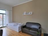Gästebett und Ledersofa - 2 Zimmer Etagenwohnung zur Miete in Dresden