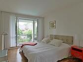 Blick ins Schlafzimmer - 