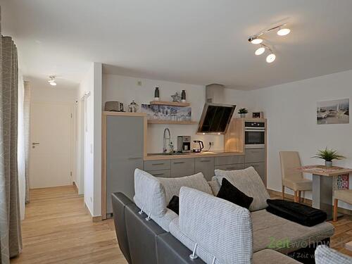 Einbauküche und Essplatz - Etagenwohnung mit 47,00 m² in Klettbach zur Miete
