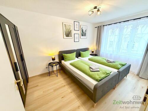 Blick ins Schlafzimmer - Etagenwohnung mit 48,00 m&sup2; in Dresden zur Miete