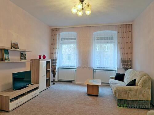 Blick ins Wohnzimmer - 2 Zimmer Etagenwohnung zur Miete in Erfurt