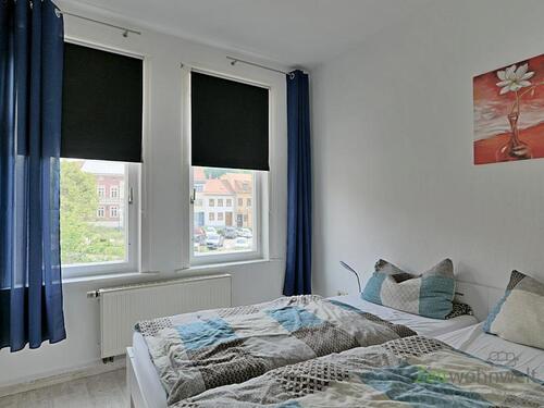 Blick ins Schlafzimmer - 2 Zimmer Etagenwohnung in Arnstadt