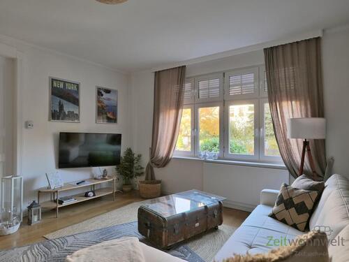 Blick zum TV - 2 Zimmer Etagenwohnung zur Miete in Biederitz