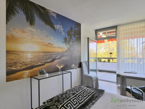 Schlafzimmer-Balkonausblick - 