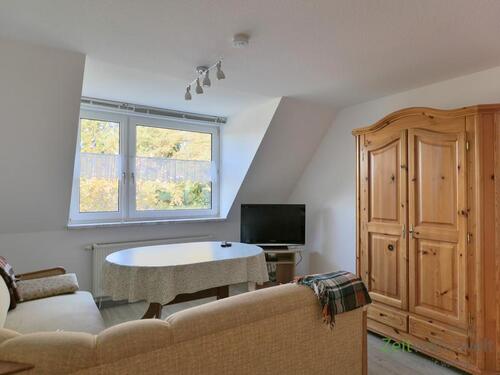 Blick ins Wohnzimmer - 2 Zimmer Etagenwohnung zur Miete in Dresden