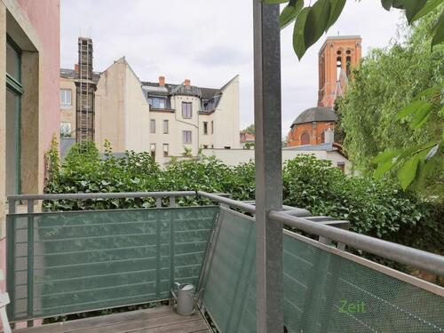 Balkon zum ruhigen Innenhof - Etagenwohnung mit 40,00 m&sup2; in Dresden zur Miete