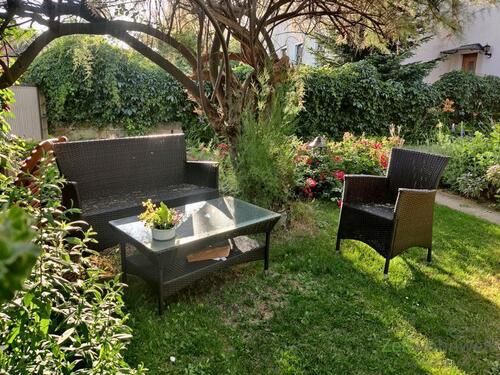 Sitzecke im Garten - 