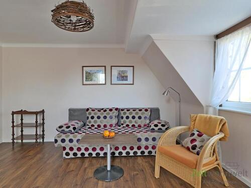 Schlafsofa und Sessel - Etagenwohnung mit 52,00 m&sup2; in Radebeul zur Miete