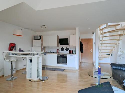 Blick zu Küche und Eingang - Etagenwohnung mit 48,00 m&sup2; in Erfurt zur Miete