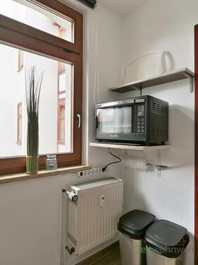 Multifunktrionsbackofen, Gril, Mikrowelle - Etagenwohnung mit 27,00 m&sup2; in Jena zur Miete