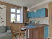 Küchenecke mit Tresen - 1 Zimmer Etagenwohnung in Erfurt