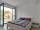Schlafzimmer zum Innenhof - Etagenwohnung mit 60,00 m&sup2; in Erfurt zur Miete